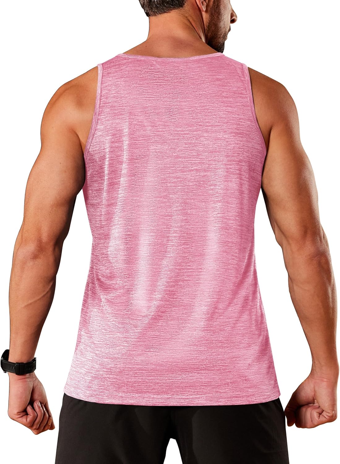 TACVASEN Herren Tanktops Schnelltrocknend Ärmelloses Workout Muskelshirt Sport Bodybuilding Fitness Performance T-Shirts