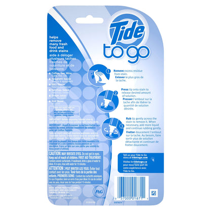 Tide Pen Fleckenentferner für Kleidung, Tide To Go Pen, Sofort-Fleckenentferner Stift & Fleckenreiniger, Tragbar & Reisefreundlich, 3 Stück (1er Pack)