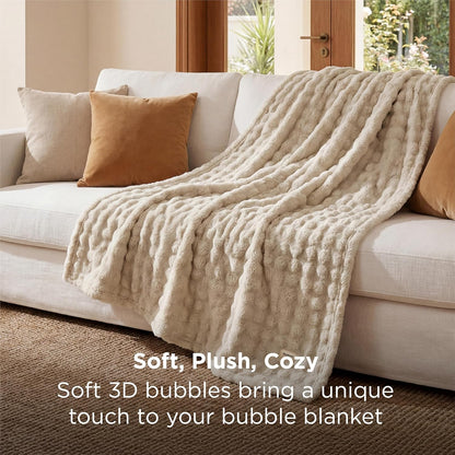 Bedsure 3D Bubble Blanket Review: A Soft, Cozy, and Versatile Throw for All Seasons