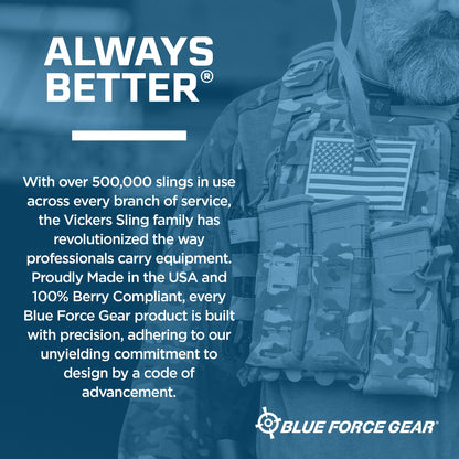 Blue Force Gear Micro Trauma Kit Now! – Empty – Belt Mounted Medical Belt Pouch for First Aid Supplies
