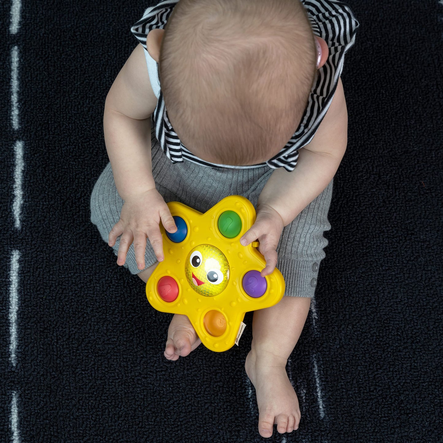 Baby Einstein Sticky Spinner BPA-freies Hochstuhl-Aktivitätsspielzeug, 3 Monate+