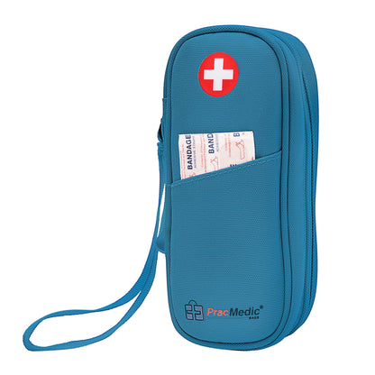 PracMedic Bags Epipen Carry Case– Insulated Epi Pens Carrying Case for Epipens, Auvi-Q, Inhaler, Allergy Medication & Diabetes Supply– Durable Emergency Medical Pouch for Travel (Red)
