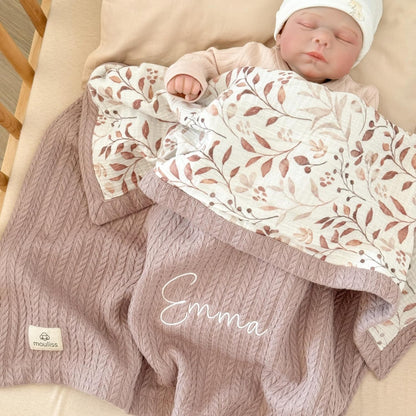 Mouliss Personalized Baby Blanket: A Handmade, Organic Gift