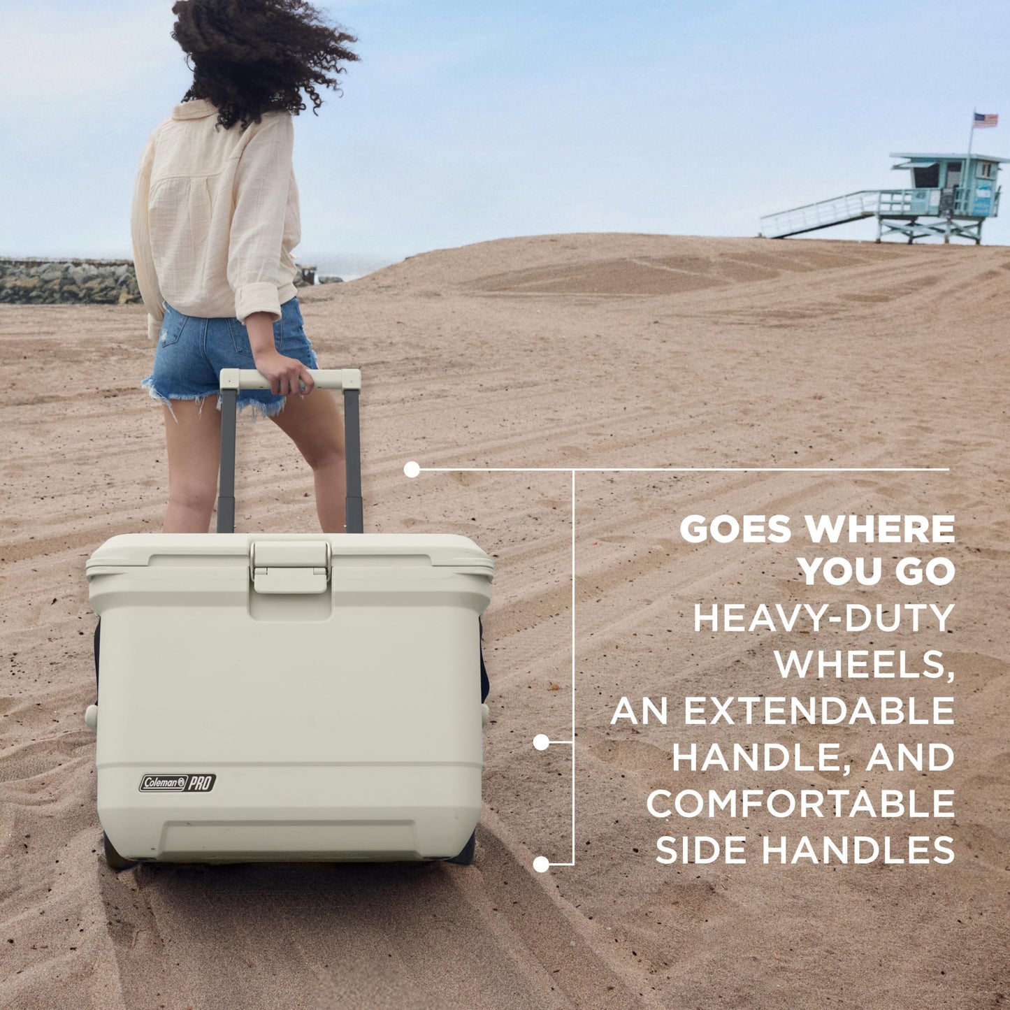 Coleman Pro Heavy-Duty 25qt Ultra-Light Premium Hard Cooler, Extra-Thick Insulation Keeps Ice up to 3 Days, 36-Can Capacity