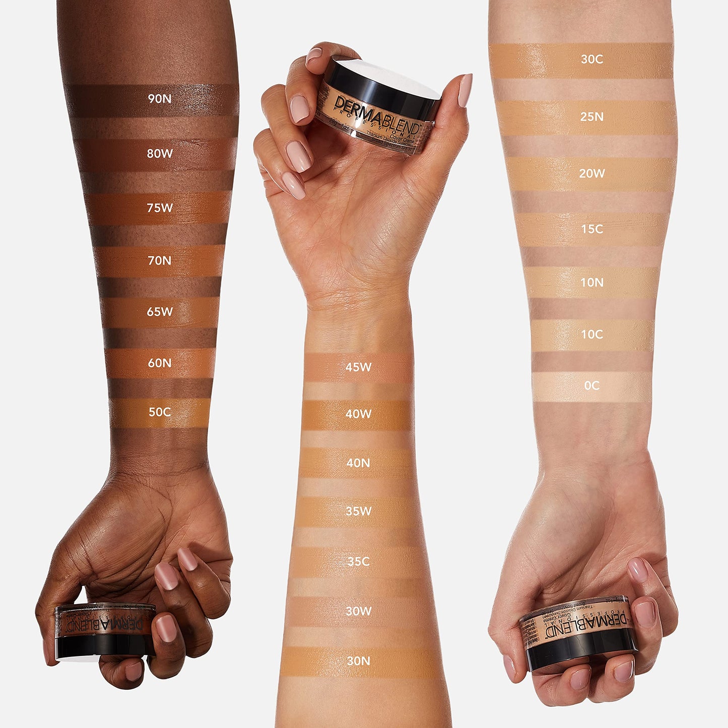 Dermablend Cover Crème Full Coverage Foundation Makeup, Hydrating Cream Concealer for Dark Circles and Blemishes, Maximum Coverage with Mineral Sunscreen SPF 30, 1 OZ