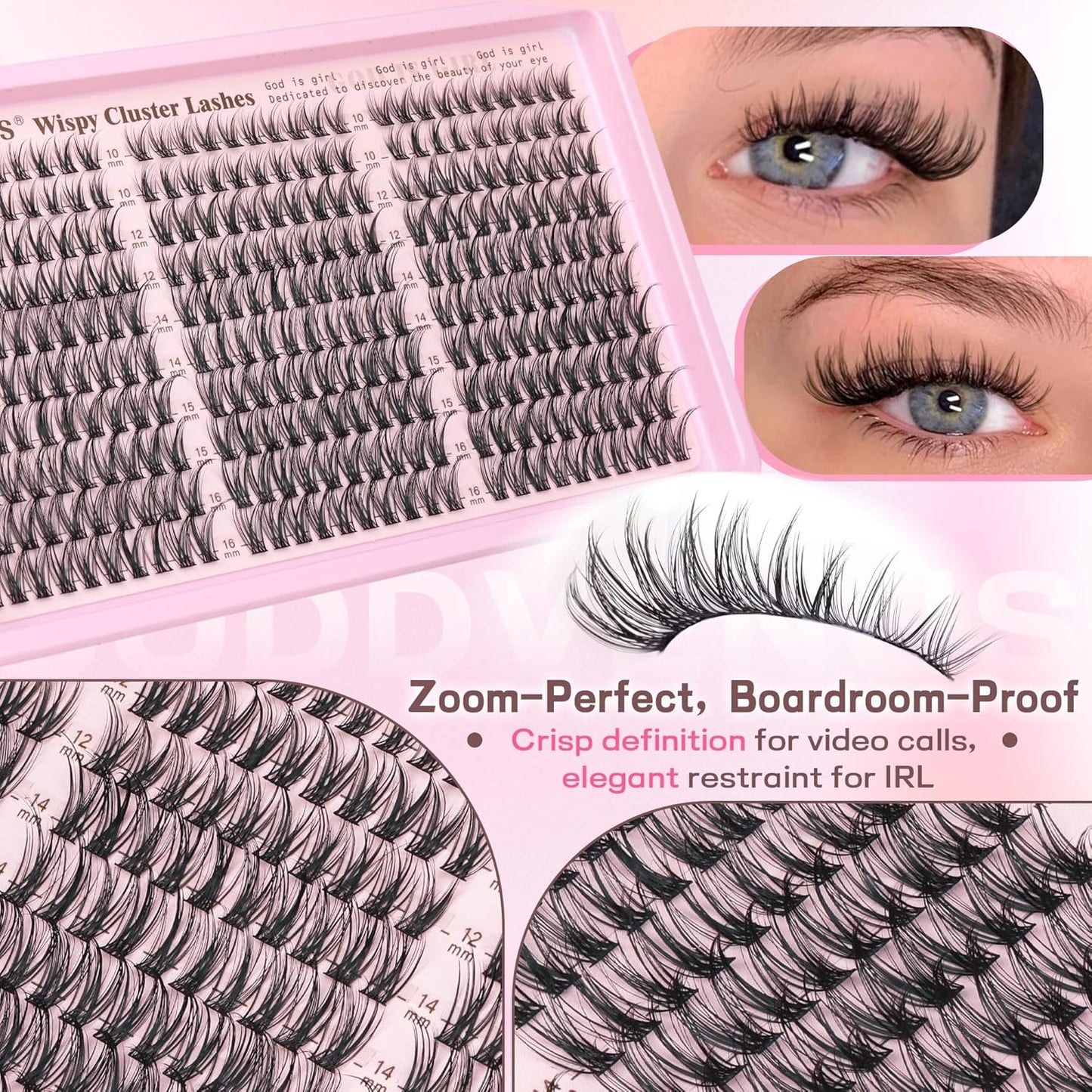 Goddvenus Lash Clusters Kit: A Game-Changer for Natural, DIY Lash Extensions