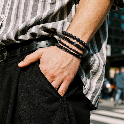 Lameybrt's 5-in-1 Natural Stone Bracelet Set: A Game-Changer for Men's Fashion