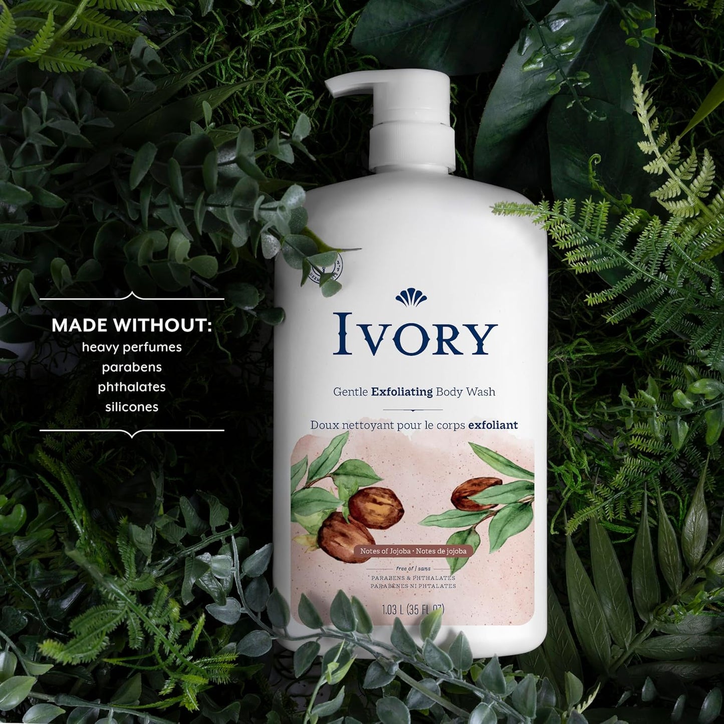 Ivory Milde & Sanfte Körperwäsche, Kokoswasserduft, 1,03 L