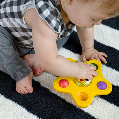 Baby Einstein Sticky Spinner BPA-freies Hochstuhl-Aktivitätsspielzeug, 3 Monate+