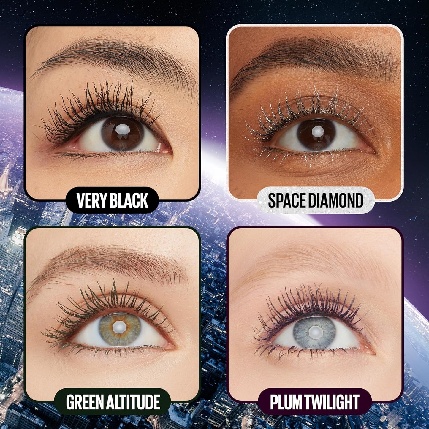 Maybelline New York Lash Sensational Sky High Washable Wimperntusche, Volumen, Länge, Definition, Schwung, Verdichtung, aufbaubare Formel, Very Black, 7.2 ml