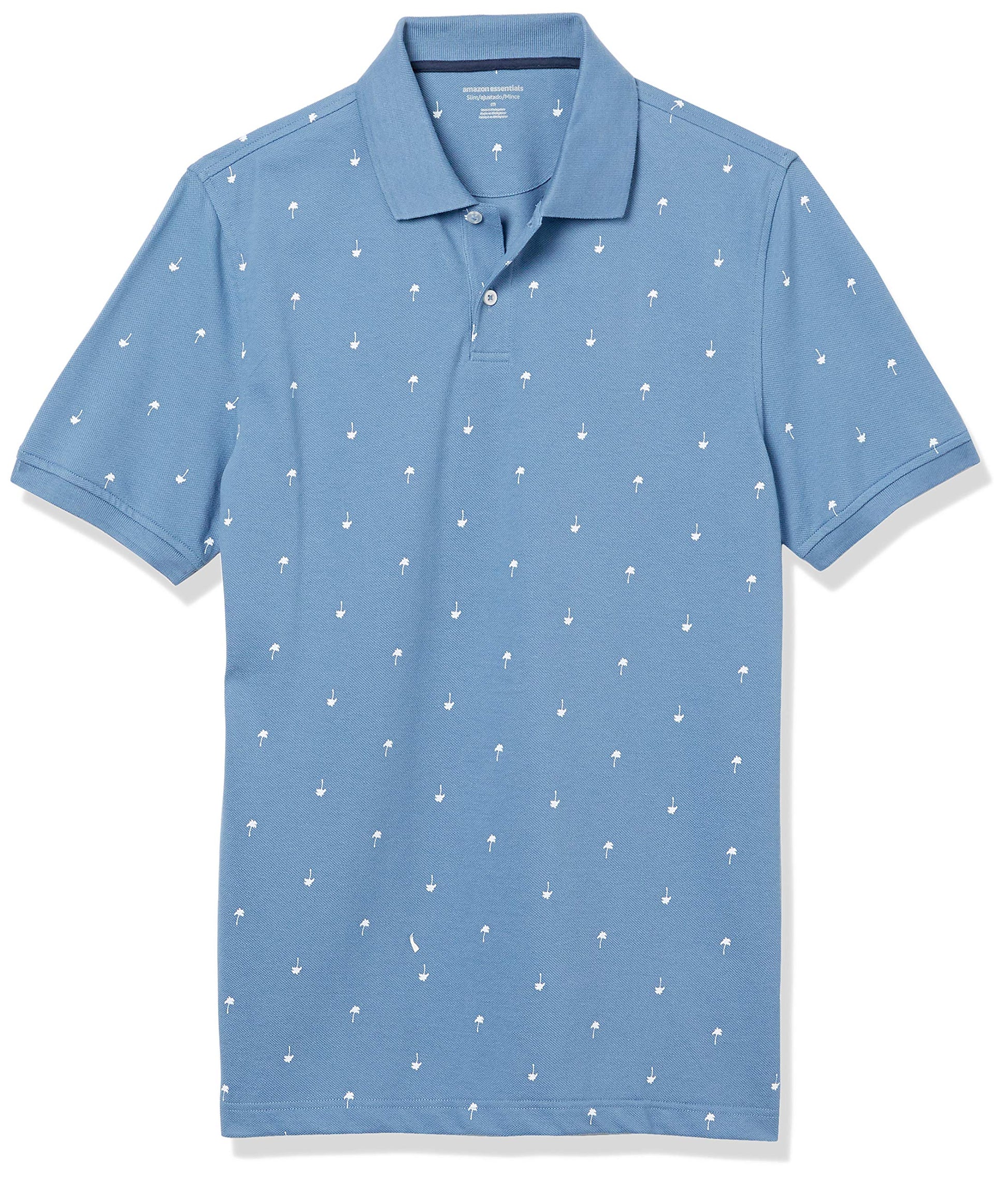 Amazon Essentials Mens Slim-Fit Cotton Pique Polo Shirt