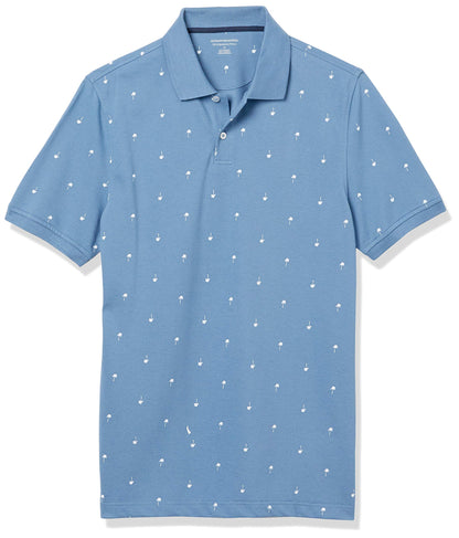 Amazon Essentials Mens Slim-Fit Cotton Pique Polo Shirt