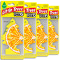 LITTLE TREES Car Air Freshener | Hanging Tree Provides Long Lasting Scent for Auto and Home | Black Ice, 24 Air Fresheners