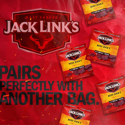 Jack Link's Teriyaki Beef Jerky Multipack - A Protein-Packed Snack for Busy Days