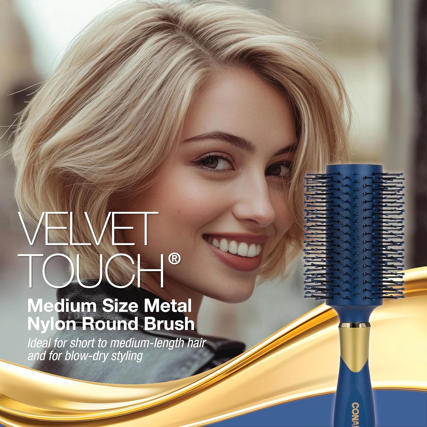 Conair Blue Velvet Touch Kissenbürste
