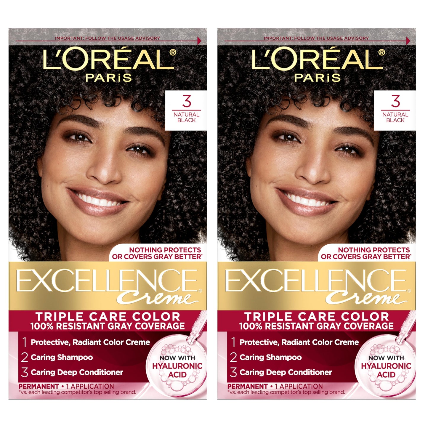 1 Count (Pack of 2)3 Natural Black