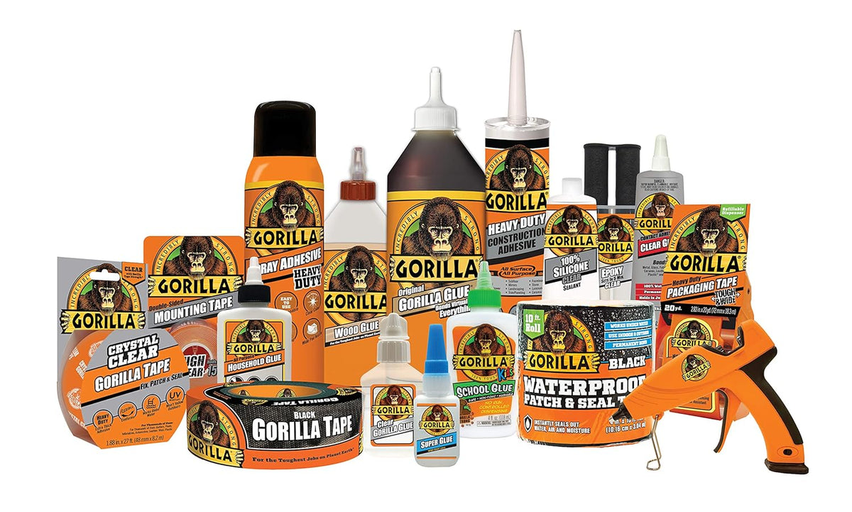 Gorilla Glue Wood Glue, Indoor & Outdoor Carpentry Projects, Paintable, Sandable, Moisture Resistant, Clamping, Natural Color, 4oz/118mL (Pack of 1), 6212001