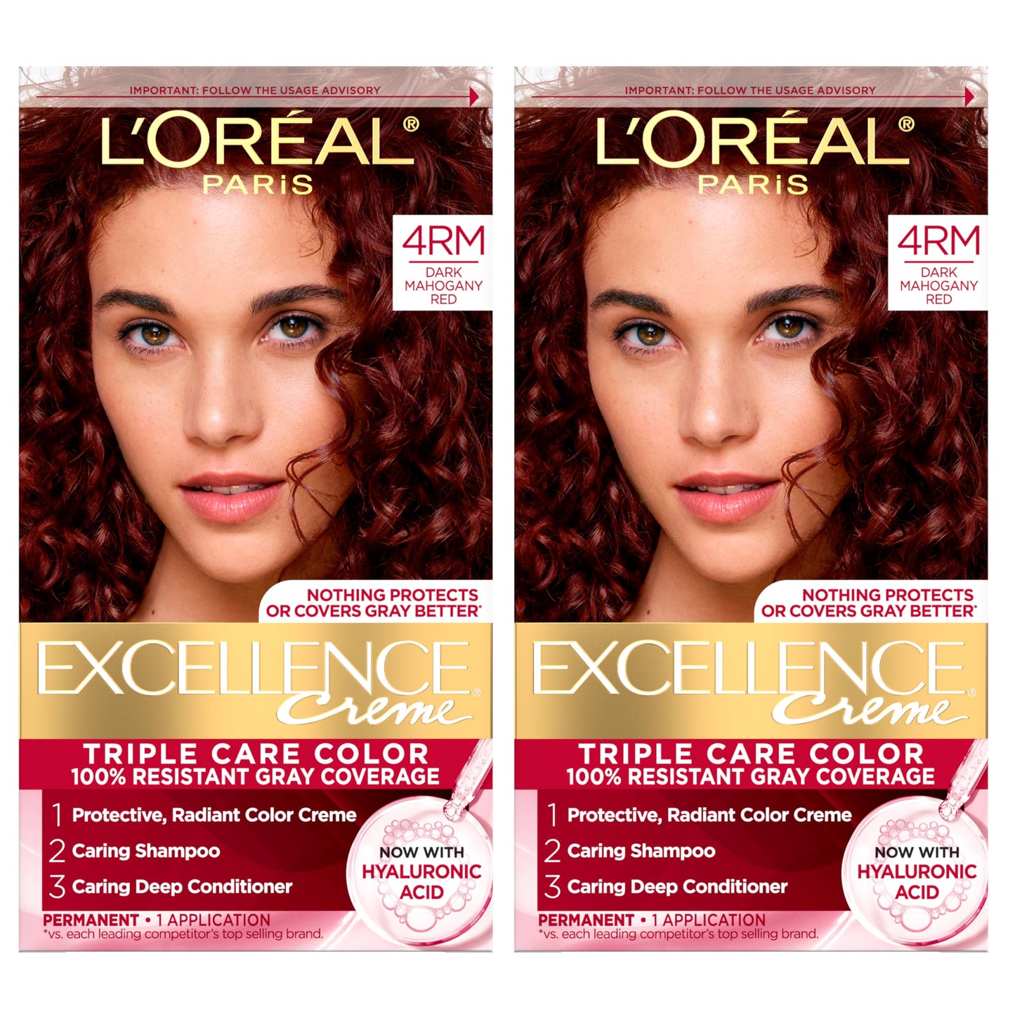 1 Count (Pack of 2)4RM Dark Mahogany Red