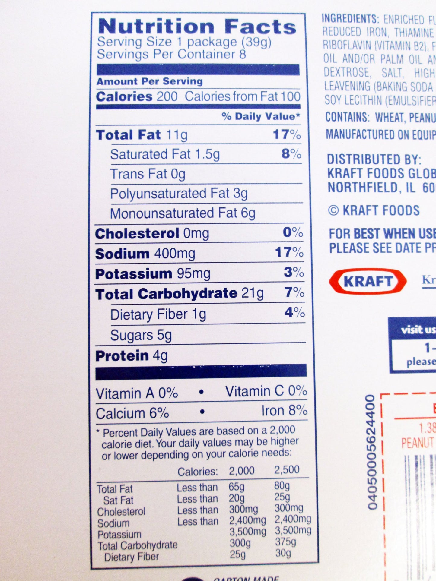 Ritz Snackwich Crackers Käsegeschmack (8x38g) 304g/10.7oz {Importiert aus Kanada}