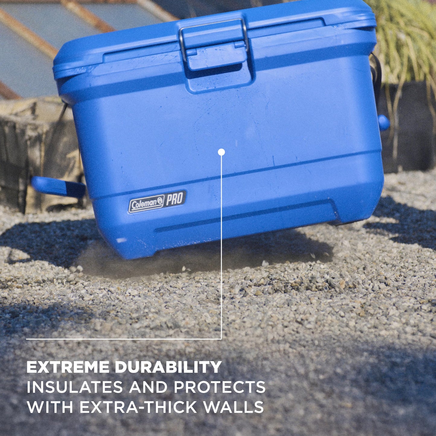 Coleman Pro Heavy-Duty 25qt Ultra-Light Premium Hard Cooler, Extra-Thick Insulation Keeps Ice up to 3 Days, 36-Can Capacity