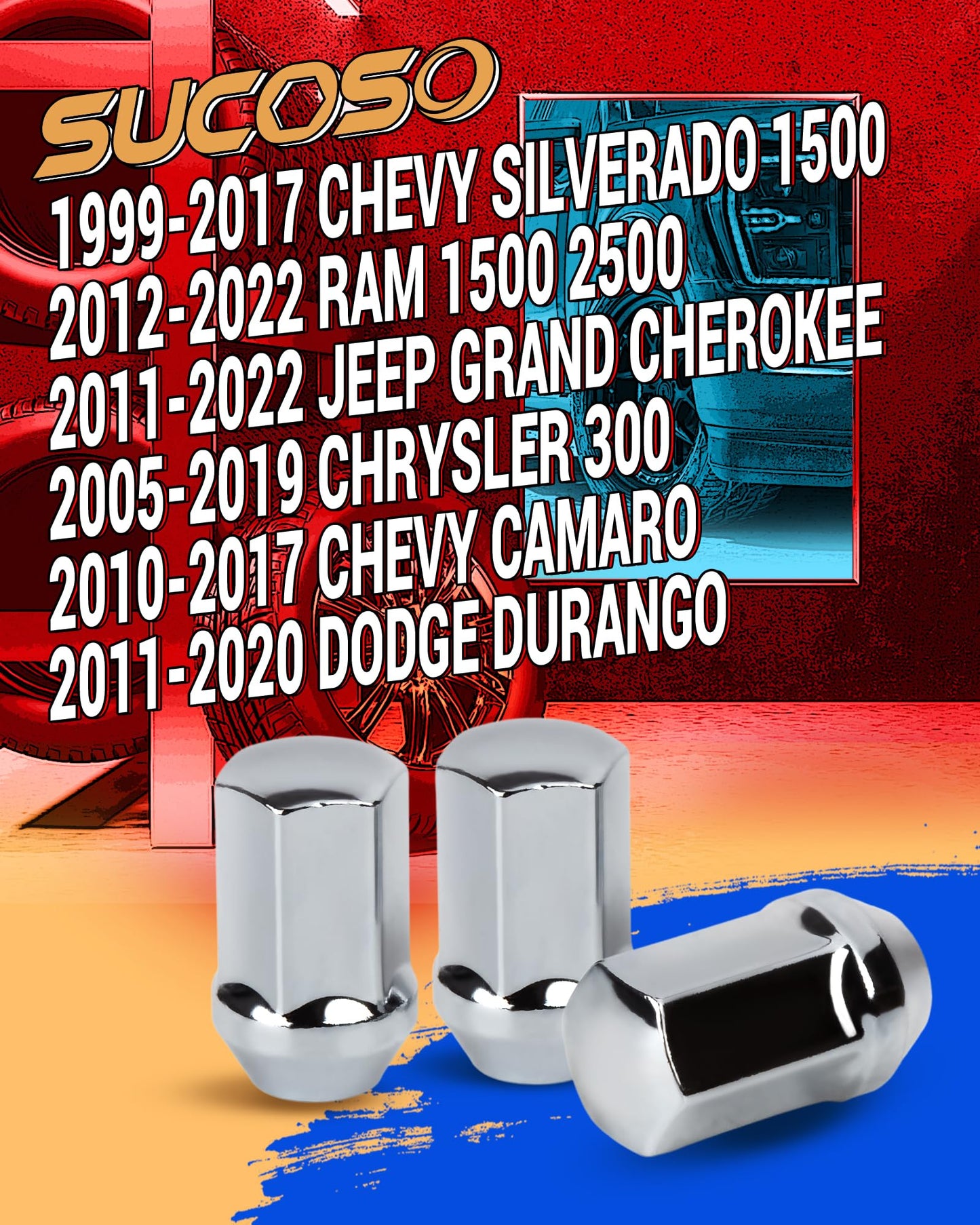 M14x1.5 Lug Nuts Fit Cadillac CTS Chevy Camaro Dodge Charger Challenger Charger Tesla, 20PCS OEM/Stock Style Black 14mmx1.5 Wheel Lug Nuts 7/8" Hex Replace 6509873AA 611-331 6509-873AA 5Lug Rim Sedan