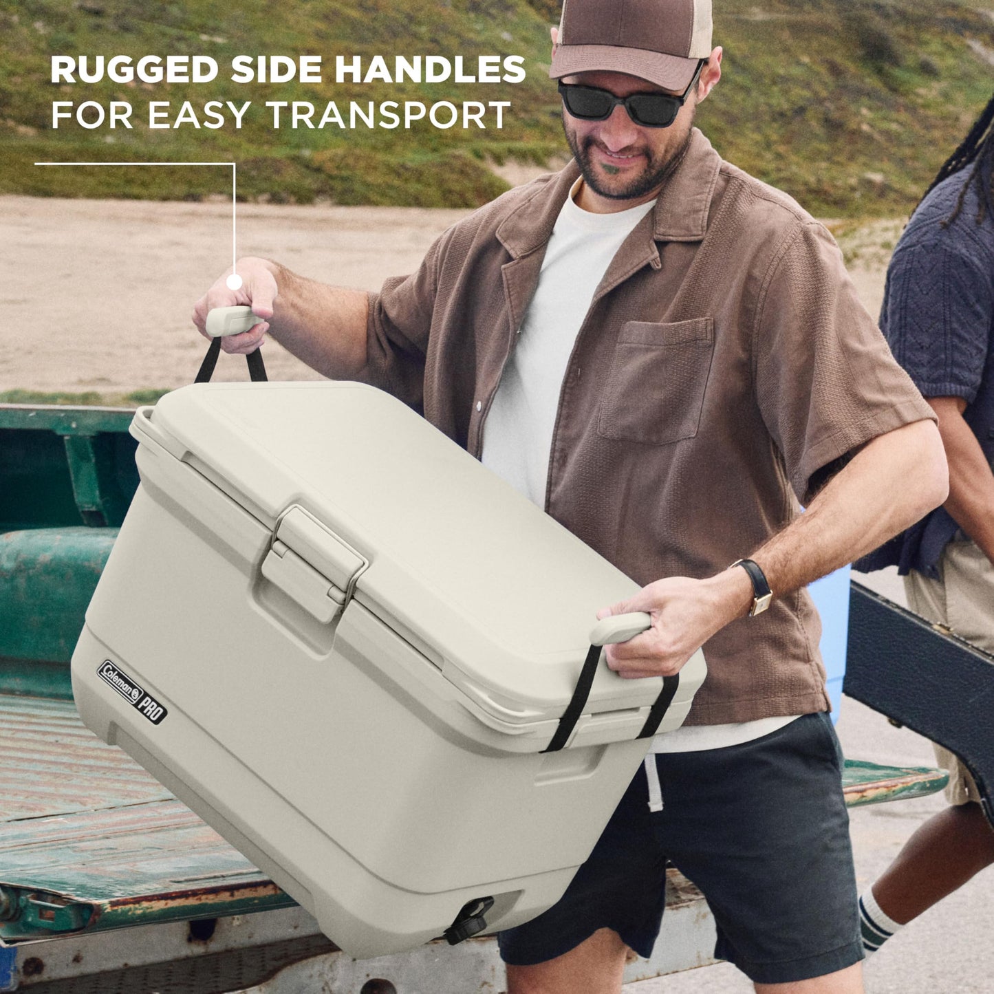 Coleman Pro Heavy-Duty 25qt Ultra-Light Premium Hard Cooler, Extra-Thick Insulation Keeps Ice up to 3 Days, 36-Can Capacity