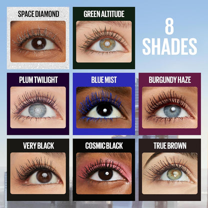 Maybelline New York Lash Sensational Sky High Washable Wimperntusche, Volumen, Länge, Definition, Schwung, Verdichtung, aufbaubare Formel, Very Black, 7.2 ml