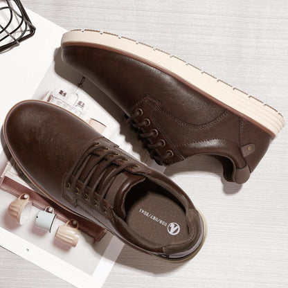Men Dress Shoes Casual Lace Up Oxfords – Comfortable for Business Travel Work