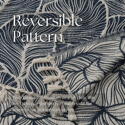 DOWN HOME Chenille Cotton Throw Blanket Review: A Cozy Boho Addition to Your Home