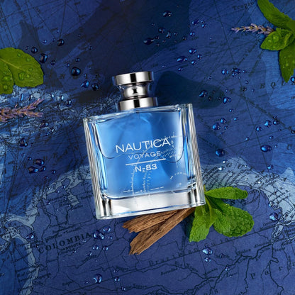 Nautica Voyage N-83 – Frischer Ozean, maskuliner Duft – Noten von grüner Minze, Zitrusfrüchten und Kardamom, 100 ml
