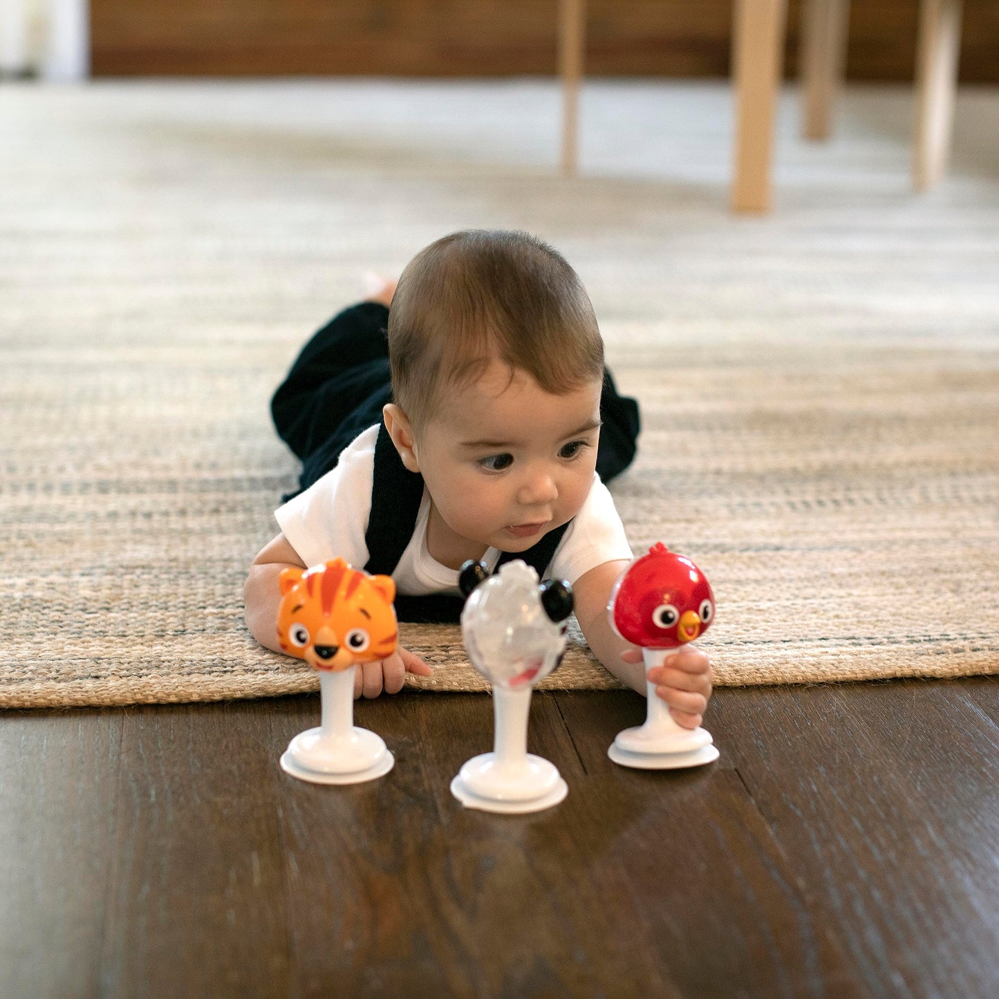 Baby Einstein Sticky Spinner BPA-freies Hochstuhl-Aktivitätsspielzeug, 3 Monate+