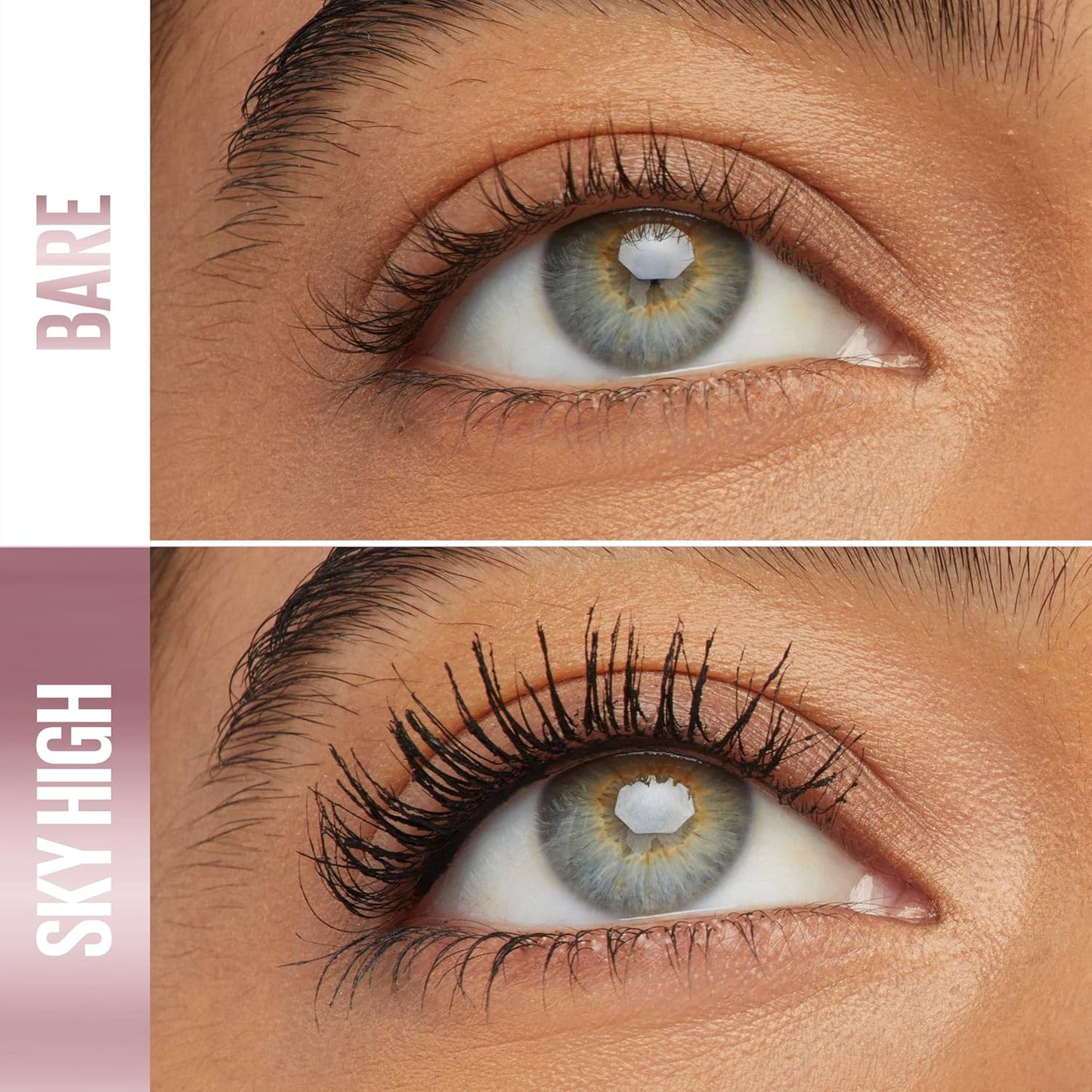 Maybelline New York Lash Sensational Sky High Washable Wimperntusche, Volumen, Länge, Definition, Schwung, Verdichtung, aufbaubare Formel, Very Black, 7.2 ml