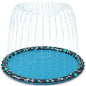 SplashEZ 3-in-1 Splash Pad, Sprinkler for Kids & Baby Pool for Learning – Toddler Sprinkler Pool, 60’’ Outside Water Toys – “from A to Z” Outdoor Play Mat for Babies & Toddlers