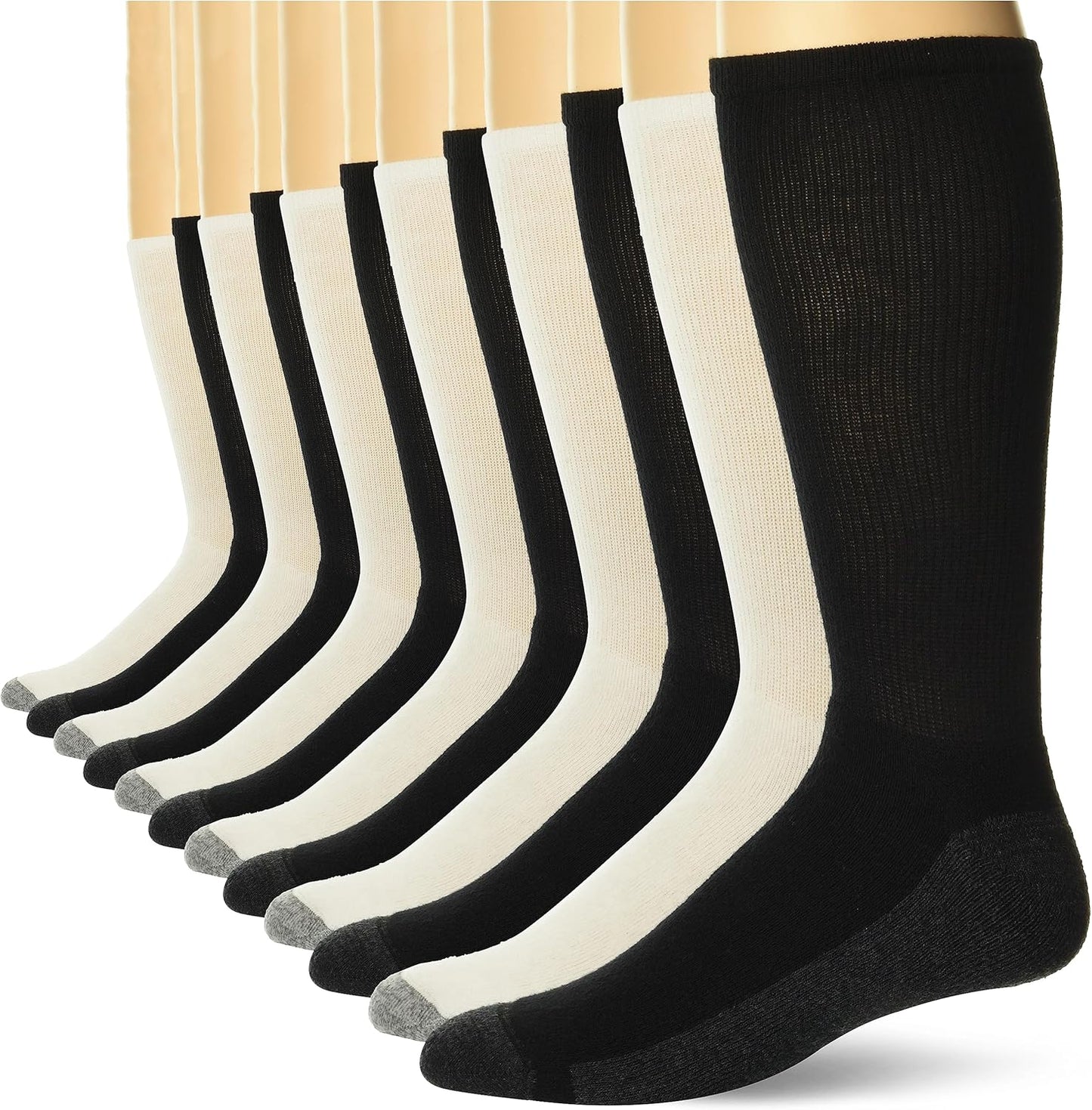 12-14Black/White - 12 Pack