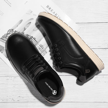 Men Dress Shoes Casual Lace Up Oxfords – Comfortable for Business Travel Work
