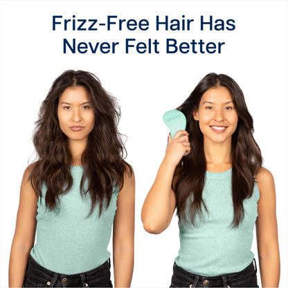 Crave Naturals Glide Thru Entwirrbürste für Erwachsene und Kinder. Entwirrbürste für natürliches, lockiges, glattes, nasses oder trockenes Haar. Haarbürsten für Frauen. Stylingbürste (Blau)