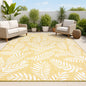 JONATHAN Y Palm Frond Indoor Outdoor Runner Rug 2X10 Orange/Cream, Nevis for Backyard, Patio, Porch, Easy-Cleaning, High Traffic, Pet-Friendly, Non-Shedding (SMB119E-210)
