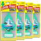 LITTLE TREES Car Air Freshener | Hanging Tree Provides Long Lasting Scent for Auto and Home | Black Ice, 24 Air Fresheners