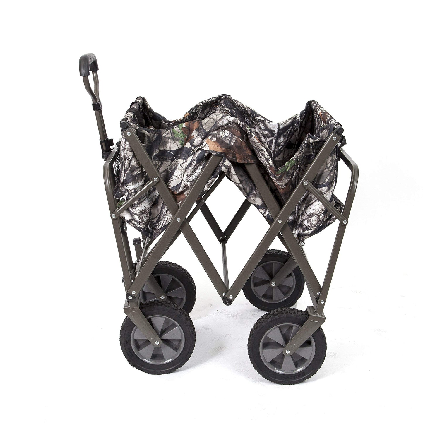 Mac Sports Collapsible Folding Outdoor Utility Wagon, Black
