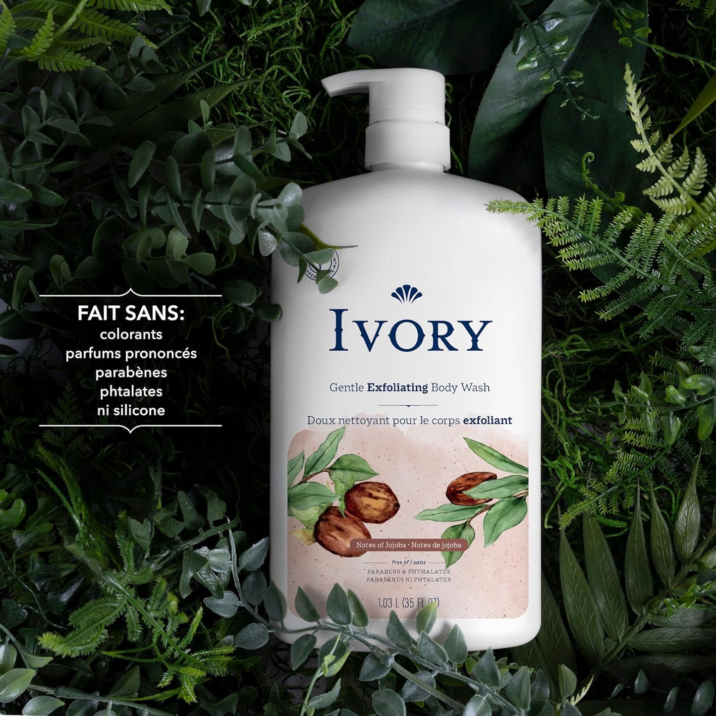 Ivory Milde & Sanfte Körperwäsche, Kokoswasserduft, 1,03 L