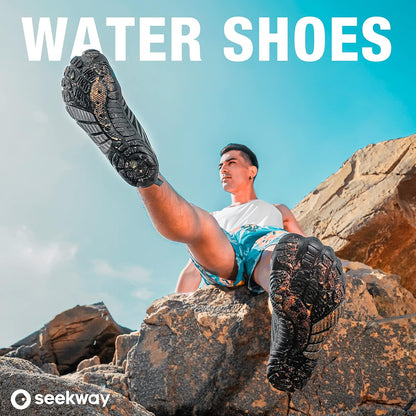 SEEKWAY Wasserschuhe Herren Damen Erwachsene Quick-Dry Badeschuhe Barfußschuhe für Strand Schwimmen Fluss Pool See Wandern Kajak Surfen