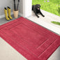 PURRUGS Dirt Trapping Door Mat 32" x 70", Non-Slip/Skid Machine Washable Entryway Rug, Dog Doormat, Super Absorbent Welcome Mat for Muddy Wet Shoes and Paws, Grayish Brown