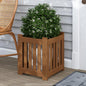 Furinno FG17478 Tioman Outdoor Patio Furniture Hardwood Potting Bench, Natural