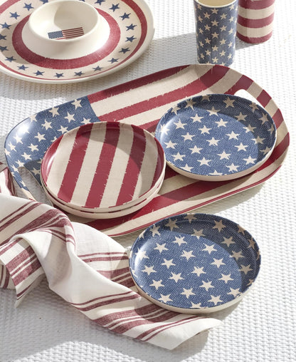 Vintage Americana Chip 'n Dip Tray for Easy Entertaining