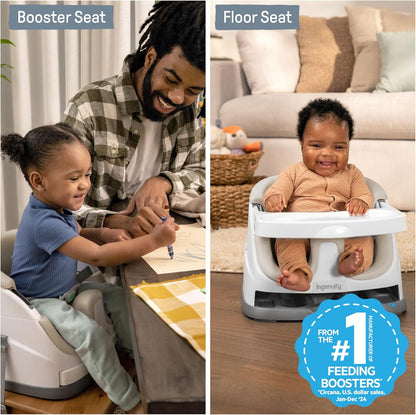 Ingenuity Baby Base 2-in-1 Sitzerhöhung mit Esstablett – Night Sky