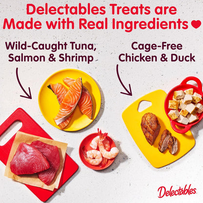 Delectables Lickable Treat Stew Wet Cat Treat Variety Pack Review