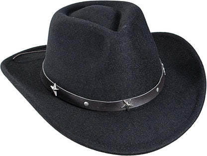 Cowboyhut für Jungen Mädchen Western Filzhut Fedora für Kinder 3-6 Jahre