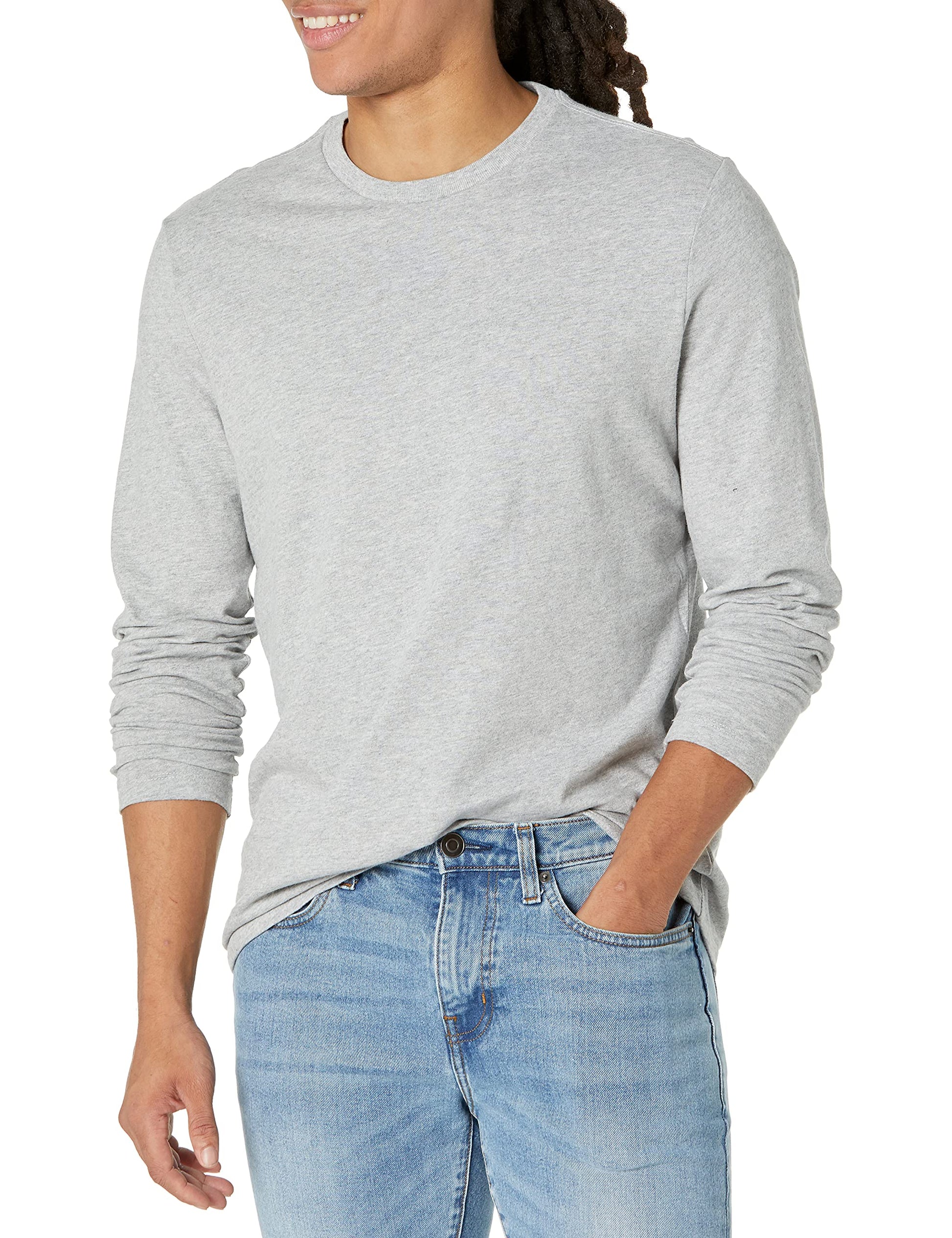 Amazon Essentials Mens Slim-Fit Long-Sleeve T-Shirt