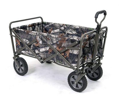 Mac Sports Collapsible Folding Outdoor Utility Wagon, Black