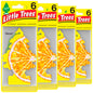 LITTLE TREES Car Air Freshener | Hanging Tree Provides Long Lasting Scent for Auto and Home | Black Ice, 24 Air Fresheners